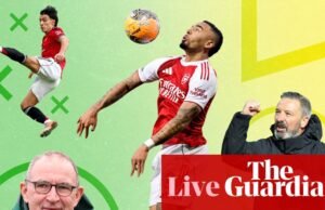 Preparação Arsenal x Manchester United, ação WSL e Hearts x Celtic – jornada ao vivo | futebol