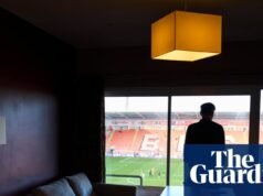 Sabonete, wi-fi, mas sem futebol: quarto sem vista no Blackpool’s Stadium Hotel blackpool