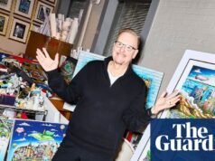 ‘Eu quero que eles sintam emoções’: artista pop capturando a emoção do Super Bowl Art