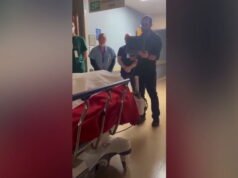 O vídeo de Alex Pretty apareceu para homenagear um veterano falecido.