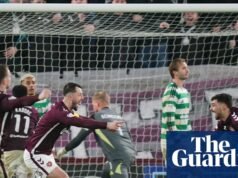 O Hearts fica longe do Celtic depois que o Braga conquistou um ponto final contra os rivais pelo título. Primeira Liga Escocesa