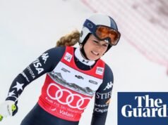 Lindsey Vonn foi transportada de avião após acidente na descida final antes das Olimpíadas lindsey vonn