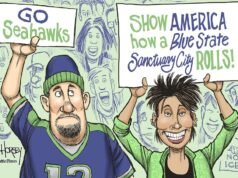 Desenho animado: Santuário Seahawks