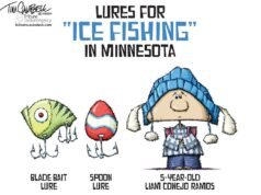 Desenho animado: Pesca no GELO