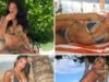 Estrelas sexy em biquínis de bolinhas itty… dia de bolinhas!