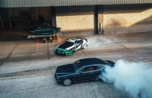 Bentley Supersport em ação, carregador EV super-rápido da Great World, produtos Puma x McLaren