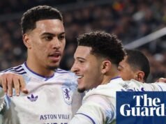 Rodada da Liga Europa: Jadon Sancho marca e Aston Villa sela as oitavas de final da Liga Europa