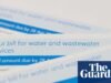 Aumento de 50% nas reclamações de clientes sobre contas de água no setor de água da Inglaterra e do País de Gales