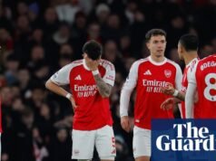 ‘Fomos punidos’: Arteta lamenta erros enquanto a derrota do United interrompe a busca pelo título do Arsenal
