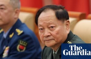 O general de alto escalão da China está sendo investigado por supostas violações em meio a um expurgo contínuo de liderança. China