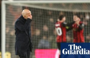 Arne Slot diz que o Liverpool ‘ficou sem energia’ após derrota para o Bournemouth Liverpool