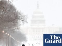 Uma nevasca atinge a América: em fotos