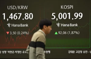 A economia sul-coreana encolhe inesperadamente devido à fraqueza generalizada