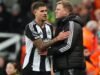 Eddie Howe parabeniza Bruno Guimarães ‘especial’ após capitão do Newcastle afundar o Palace