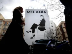 A primeira-dama Melania Trump mostra novo filme em exibição privada na Casa Branca