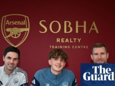 Arteta compara Max Dauman do Arsenal ao jovem Messi enquanto adolescente se compromete com o futuro arsenal