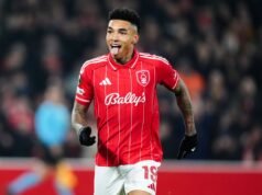 Igor Jesus consegue vitória fácil do Nottingham Forest sobre o Ferencvaros de Robbie Kane