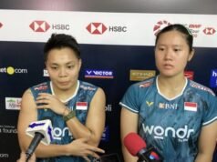 Apriani/Laini perdem nas semifinais do Masters da Indonésia de 2026, duplas femininas da Indonésia acabam