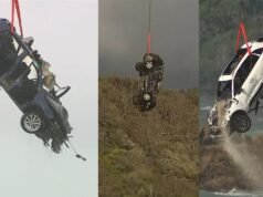 Helicóptero Black Hawk e equipe de resgate marinho recuperam 14 carros arrastados para o mar em inundações na Great Ocean Road