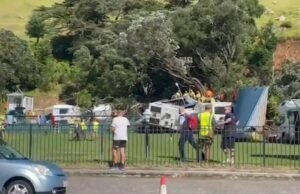 Várias pessoas desaparecidas após deslizamento de terra no acampamento Mount Maunganui, na Nova Zelândia