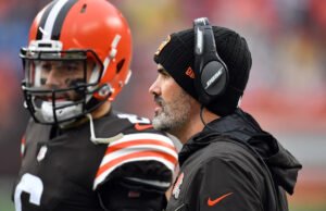 O grande Joe Thomas dos Browns apoia Kevin Stefanski depois que Baker Mayfield critica o ex-técnico
