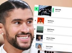 Bad Bunny eleita a maior estrela pop de 2025