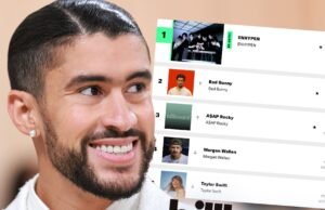 Bad Bunny eleita a maior estrela pop de 2025