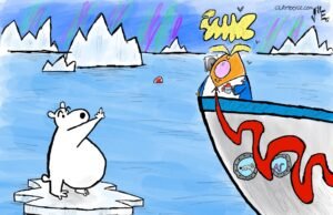 Desenho animado: Dedo Polar