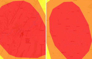 Milhares de pessoas na Geórgia, Tennessee, foram aconselhadas a permanecer em casa