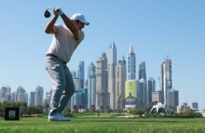 Francesco Molinari voltou no tempo para assumir a liderança na primeira rodada do Dubai Desert Classic