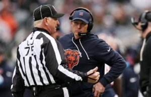 Ben Johnson, do Bears, culpa Rams após derrota nos playoffs