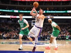 Luka Doncic, do Lakers, fez história na NBA contra o Mavericks
