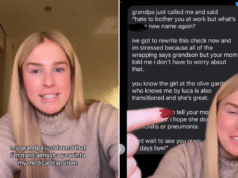 Mulher trans ‘nervosa’ por assumir o compromisso do avô, depois vê a mensagem que ele enviou