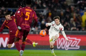O Milan é impedido pela Roma, deixando o Inter 5 para trás na liderança da Série A