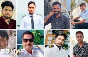 Famílias preocupadas na Índia pediram o retorno da tripulação a bordo do navio apreendido