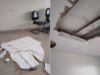 Parte do telhado do posto de saúde desabou e inundou sala em Campinas