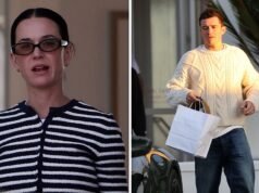 Katy Perry e Orlando Bloom saem juntos com crianças em Santa Bárbara