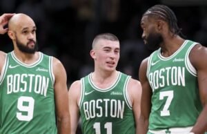 Os Celtics estão empatados como o melhor time da NBA nesta consistência