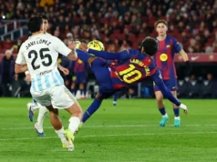 Yamal marca um voleio impressionante na vitória do Barcelona sobre Oviedo e reconquista o primeiro lugar da La Liga