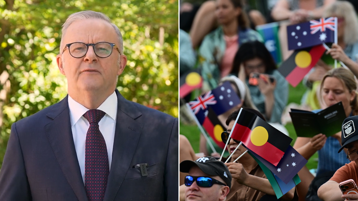 O primeiro-ministro Anthony Albanese pede unidade na mensagem de celebração do Dia da Austrália