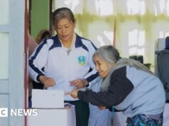 A última rodada de votação nas eleições ‘Sham’ em Mianmar terminou