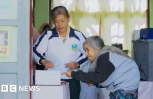 A última rodada de votação nas eleições ‘Sham’ em Mianmar terminou