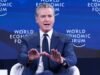 Newsom tem como alvo Trump no Fórum Econômico Mundial de Davos com manobra política viral