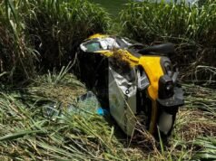 Policial ferido em capotamento após colisão entre veículos tentando desviar de cones na rodovia Paraná
