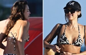 Jessica Alba vista de biquíni em Miami Beach após finalizar o divórcio de Cash Warren