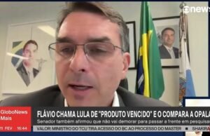Ao comentar o novo Quest, Flavio Bolsonaro comparou Lula a um carro velho; Líder do PT diz que pesquisa unifica polarização