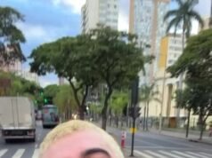 Nathan anda por BH com a cabeça fora do teto solar após se apresentar em trio para plateia: ‘Estou em êxtase!’