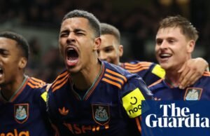 A vitória de Ramsey pelo Newcastle aumenta os problemas de Frank, que deixa o Spurs em meio a temores de rebaixamento. Primeira Liga