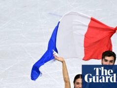 O escândalo paira sobre os ‘incríveis’ dançarinos de gelo franceses que venceram os americanos nas polêmicas Olimpíadas de Inverno de ouro