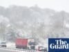 Clima no Reino Unido: explosão no Ártico faz com que gelo e neve fechem as principais estradas dos Peninos | clima no Reino Unido
